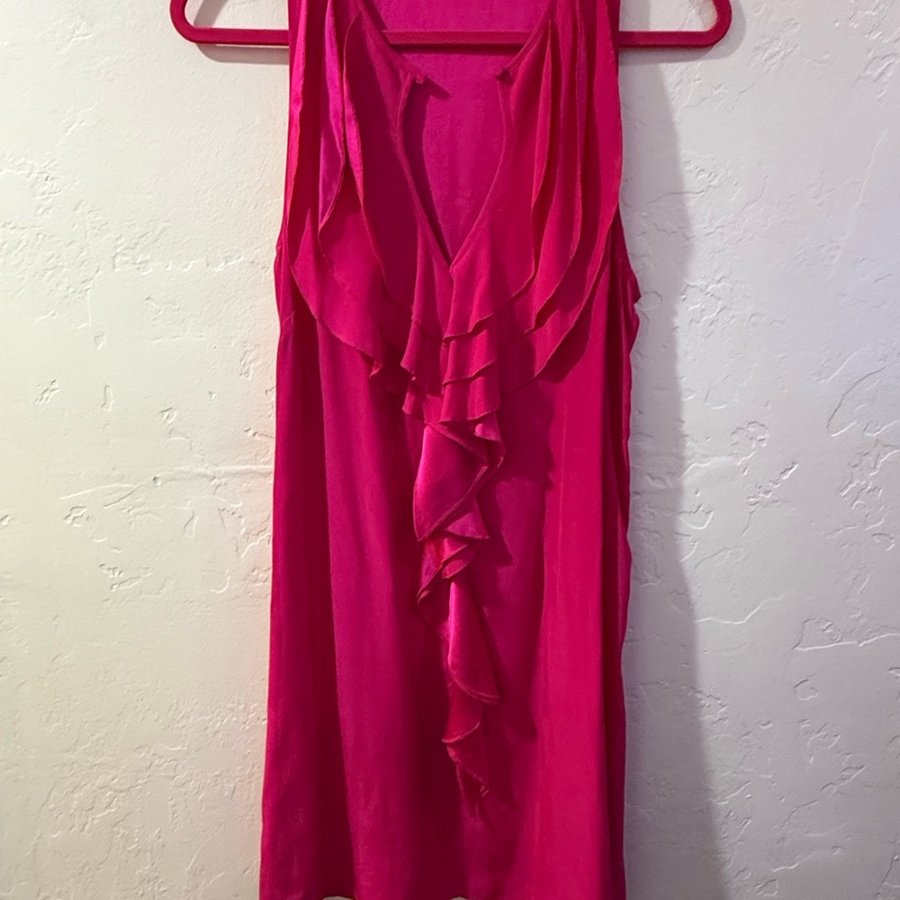 Parker Fuchsia Sleeveless Blouse